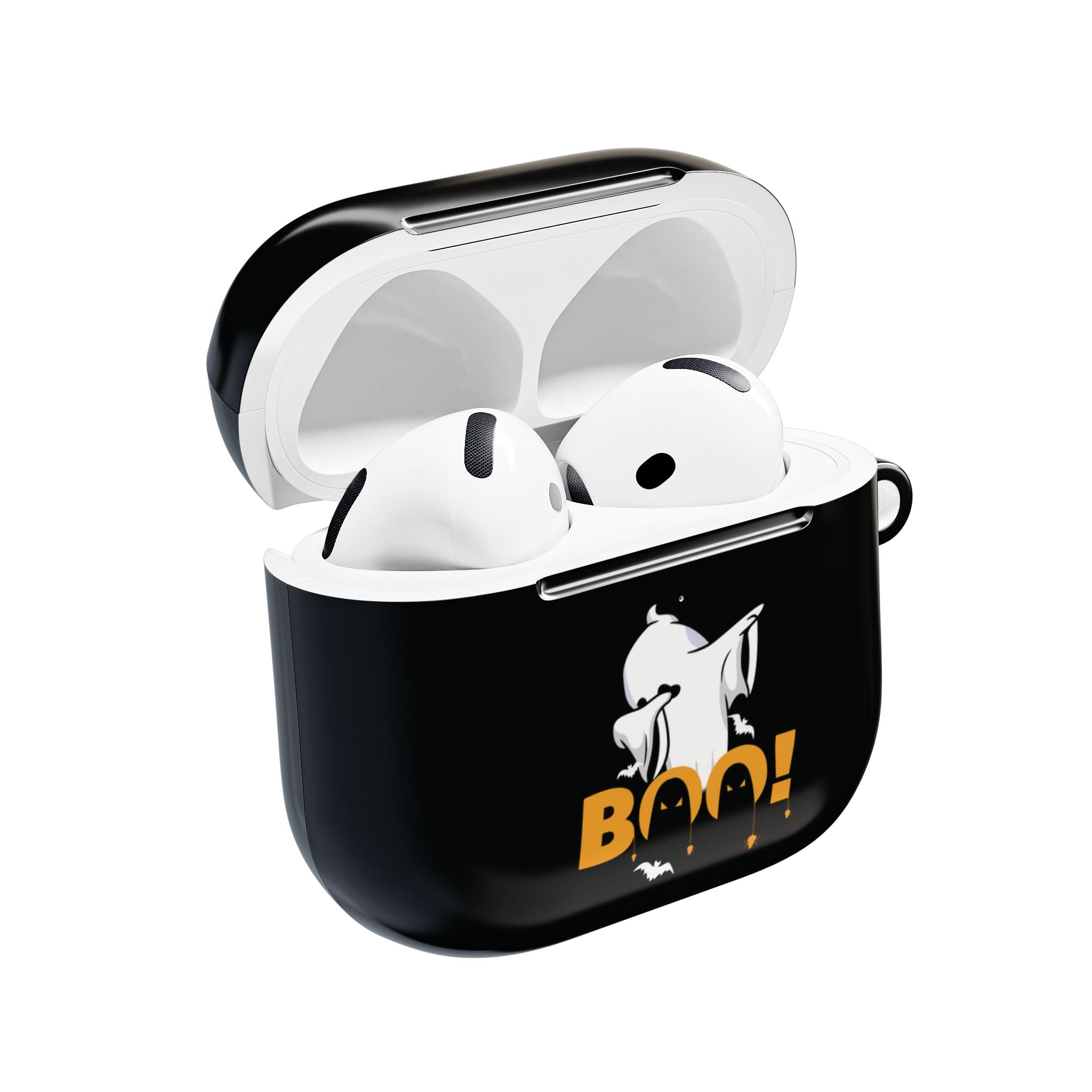 Halloween Ghost AirPod Case — 'Boo!' Protective Silicone Cover